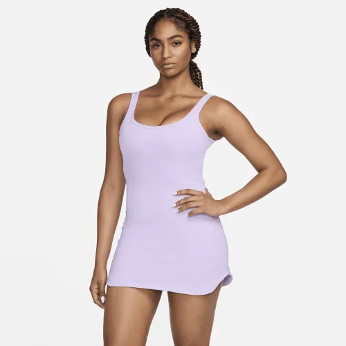 Nike One жіноча Dri-FIT Костюм колір фіолетовий