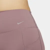 Nike Go женская Firm-Support С высокой Талией 7/8 лосины с карманамицвет фиолетовый