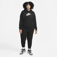 Nike Sportswear Club Fleece женская Mid-Rise Joggers (большие размеры) цвет черный