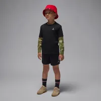 Nike Jordan Brooklyn Essentials Little детские 2-Piece French Terry шорты набор цвет черный