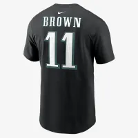 A.J. цвет коричневый Philadelphia Eagles Super Bowl LIX мужские Nike NFL футболка цвет черный