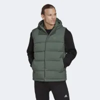 безрукавка adidas Helionic Hooded Down Vest HG6274 - зелений
