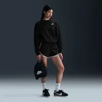 Nike Sportswear Club Fleece женская Loose Crew-Neck свитшот цвет черный