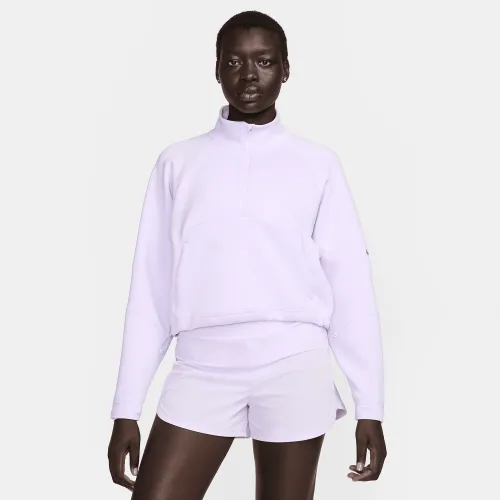 Nike Dri-FIT Prima жіноча 1/2-Zip тренувальні Top колір фіолетовий