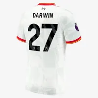 Darwin Núñez Liverpool 2024/25 Match Third чоловічі Nike Dri-FIT ADV Soccer Jersey колір білий