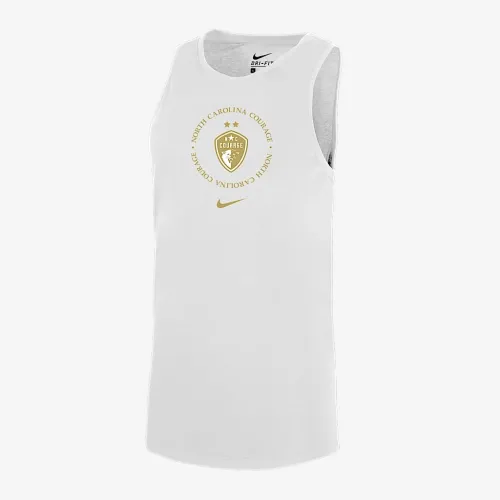 North Carolina Courage женская Nike Dri-FIT Soccer Tank Top цвет белый