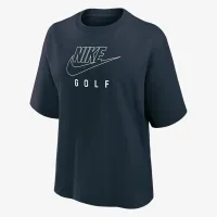 Nike Swoosh женская для гольфа Boxy футболка синий