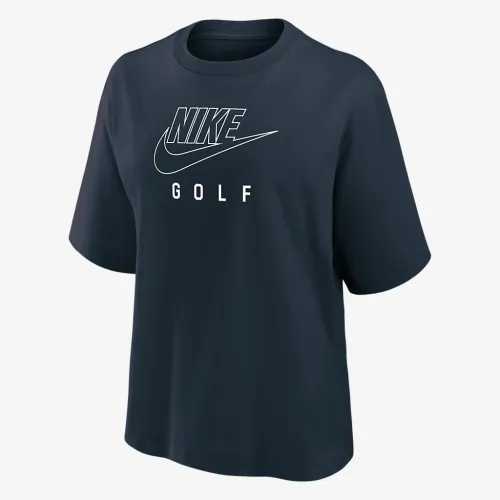 Nike Swoosh жіноча для гольфу Boxy футболка блакитний