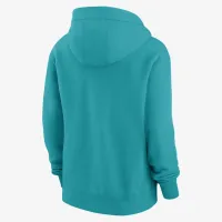 Miami Dolphins Phoenix женская Nike NFL Full-Zip Толстовка с капюшоном синий