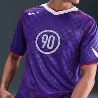 Nike Total 90 чоловічі Dri-FIT Short-Sleeve Soccer Top колір фіолетовий