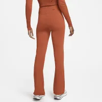 Nike Sportswear Chill Knit женская Tight С высокой Талией Sweater Flaцвет красный Pants Orange