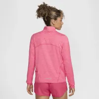 Nike Swift Element жіноча UV Protection 1/4-Zip Running Top Pink