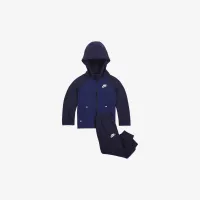 Nike Sportswear Tech Fleece Baby (12-24M) Толстовка с капюшоном and Pants набор синий