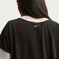 Nike Sportswear жіноча оверсайз Cropped Jersey колір чорний