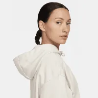 Nike Sportswear Club Fleece жіноча оверсайз Cropped Толстовка з капюшоном колір сірий
