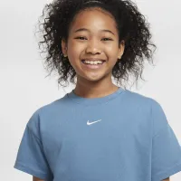 Nike Sportswear Essential Big детские (Girls') футболка синий