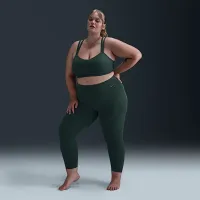 Nike Zenvy Strappy жіноча Light-Support Padded Sports Bra (великі розміри) колір зелений