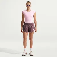 Nike Tempo Swoosh женская Dri-FIT Cap-Sleeve Running Top Pink