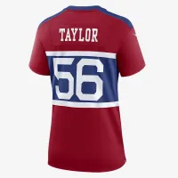 Lawrence Taylor New York Giants жіноча Nike NFL Game Football Jersey колір червоний