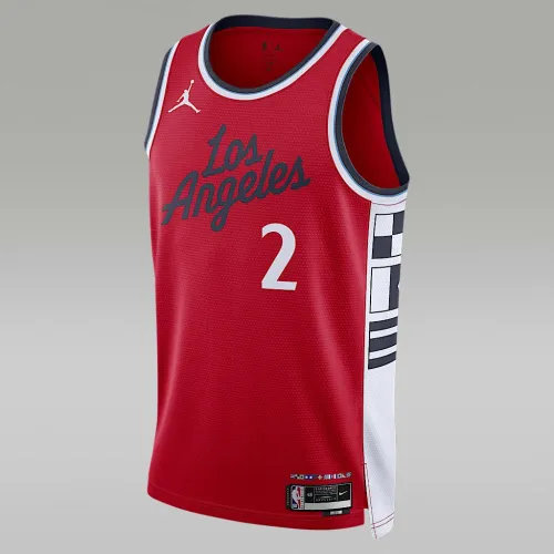 Nike Kawhi Leonard LA Clippers 2024/25 Statement Edition мужские Jordan Dri-FIT NBA Swingman Jersey цвет красный