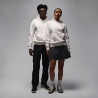 Nike Jordan Brooklyn Fleece мужские Pullover Толстовка с капюшоном цвет белый