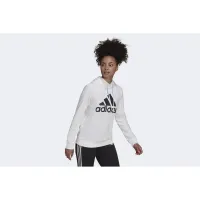 Кофта/футболка adidas Essentials Relaxed Logo Толстовка с капюшоном HD1800 - Белая