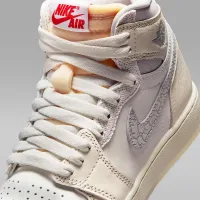 Nike Air Jordan 1 Retro High OG Big детские Кроссовки цвет белый