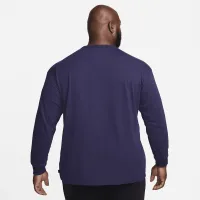 Nike Sportswear Premium Essentials мужские Long-Sleeve футболка цвет фиолетовый
