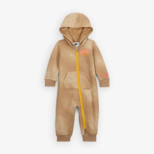 Nike Sportswear Powder Play Baby (0-9M) Lightweight Fleece Coverall цвет коричневый
