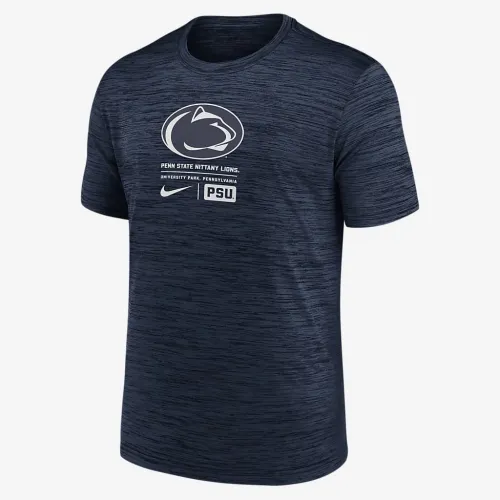 Penn State Nittany Lions Campus Center Block Velocity чоловічі Nike Dri-FIT College футболка блакитний