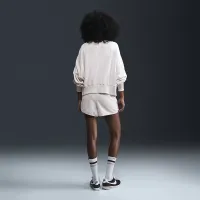 NikeCourt Heritage женская Mid-Rise French Terry Tennis шорты цвет коричневый