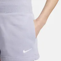Nike Sportswear Phoenix Fleece жіноча З високою талією Loose шорти колір фіолетовий