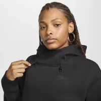 Nike Sportswear Tech Fleece женская оверсайз Толстовка с капюшоном цвет черный