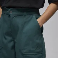 Nike Jordan жіноча Woven Pants колір зелений