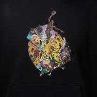Nike Jordan Brooklyn Fleece жіноча Graphic Pullover Толстовка з капюшоном колір чорний