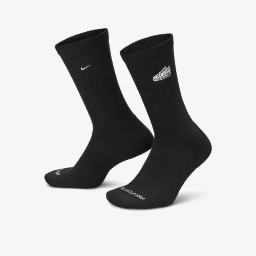 Nike Everyday Plus Cushioned Crew шкарпетки (1 пара) колір чорний
