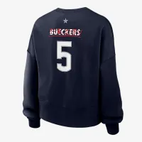 UConn Paige Bueckers Phoenix Fleece женская Nike Crew-Neck свитшот синий