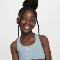 Nike Swoosh Big дитячі (Girls') Sports Bra блакитний