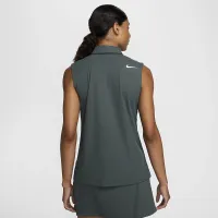 Nike Tour женская Dri-FIT ADV Sleeveless для гольфа Polo цвет зеленый