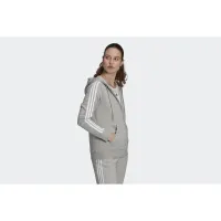 Кофта/футболка adidas Essentials French Terry 3-Stripes Full-Zip Толстовка з капюшоном GL0802 - Сіра