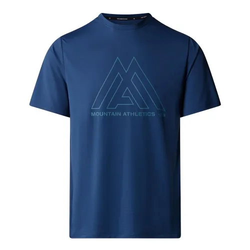 Футболка The North Face Mountain Athletics 27/7 0A893ZHDC1 - Блакитна