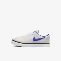 Nike SB Check Canvas Little дитячі Skate Кросівки колір білий