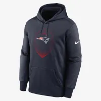 New England Patriots Icon Men’s Nike Therma NFL Pullover Толстовка с капюшоном синий