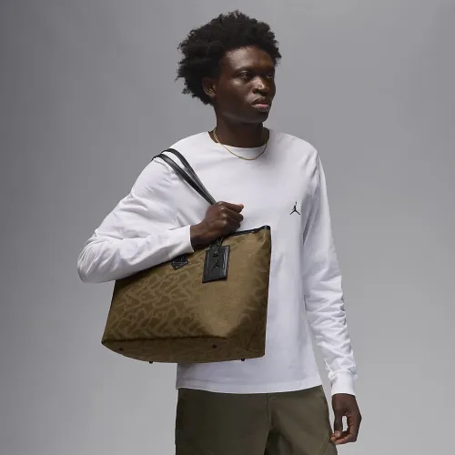 Nike Jordan Icon Tote сумка (32л) колір коричневий