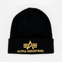 Шапка Alpha Industries 3D Beanie 168910583 -  Черная