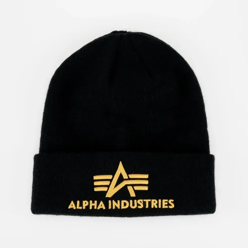 Шапка Alpha Industries 3D Beanie 168910583 -  Черная
