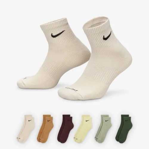 Nike Everyday Plus Cushioned тренировочные Ankle носки (6 пары) многоцветный