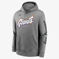 San Francisco Giants City Connect Club мужские Nike MLB Pullover Толстовка с капюшоном цвет серый