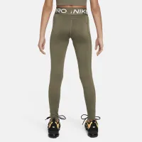 Nike Pro Leak Protection: Period Girls' Dri-FIT лосины цвет зеленый