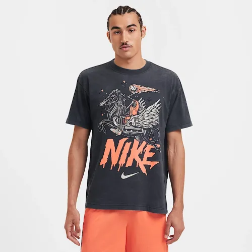 Nike чоловічі Max90 баскетбольні футболка колір чорний